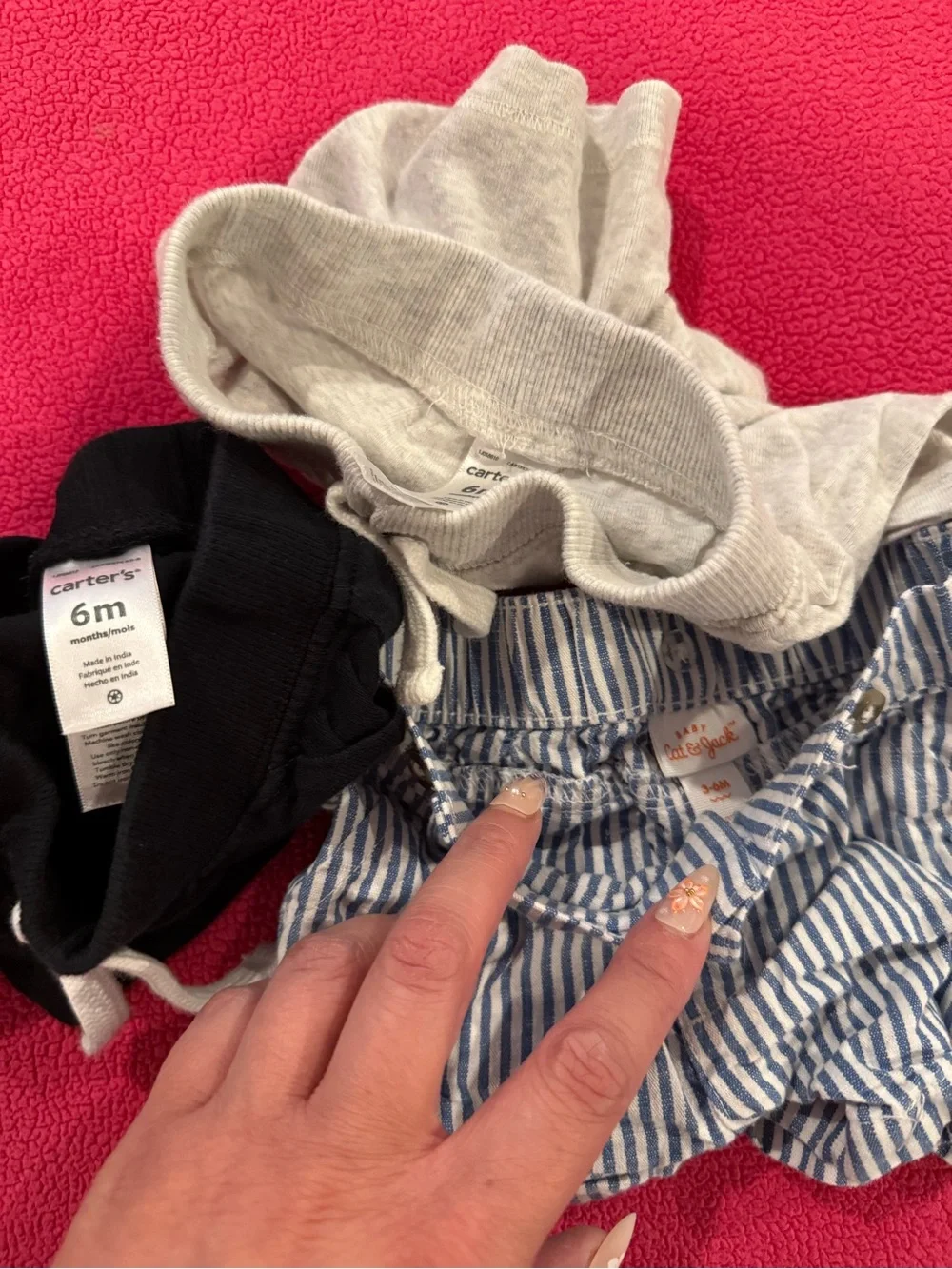 Baby boy summer bundle 6 months 3 shorts 2 rompers 1 July 4 onesie various brand